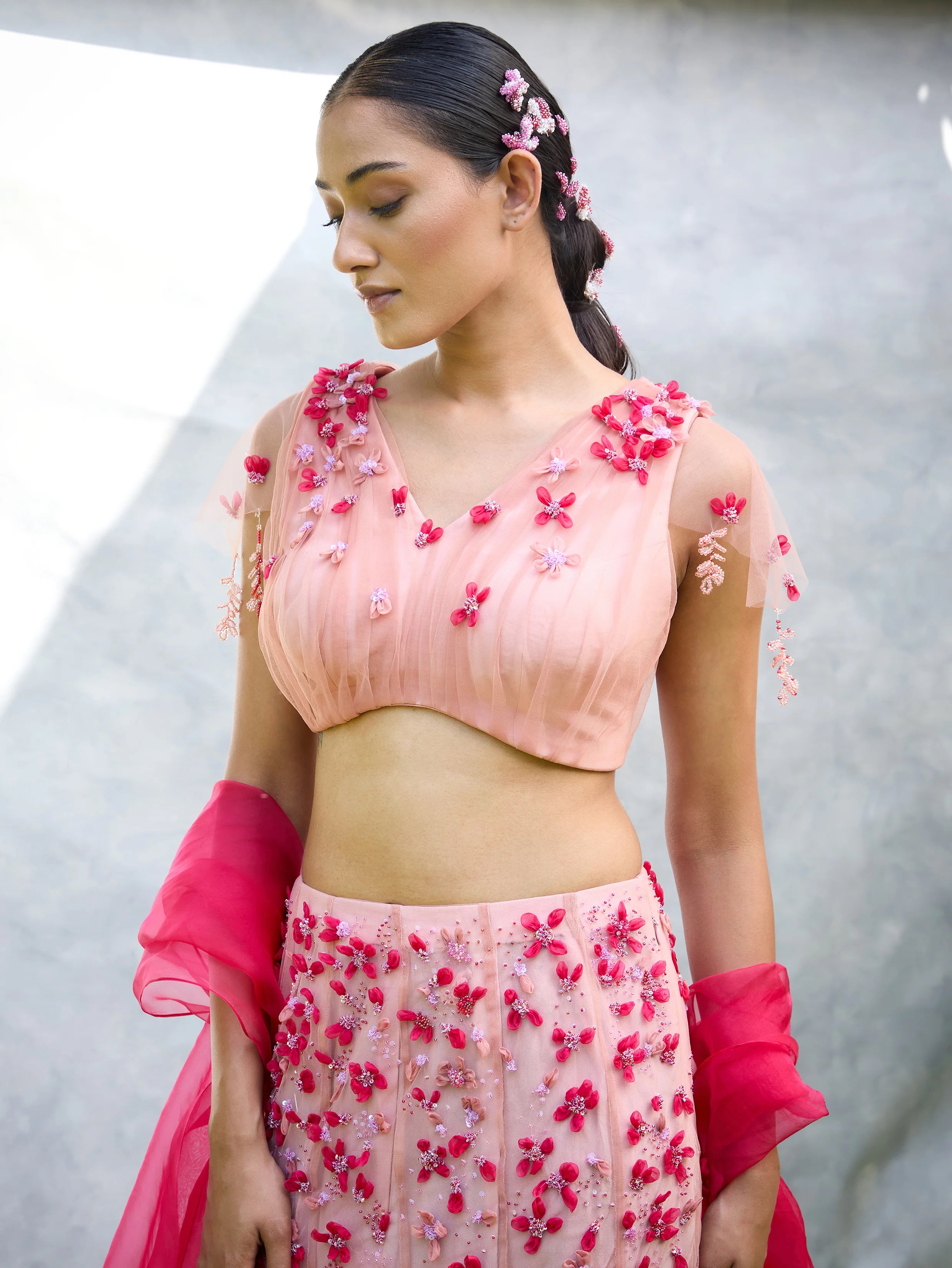 The Petal Lehenga Set