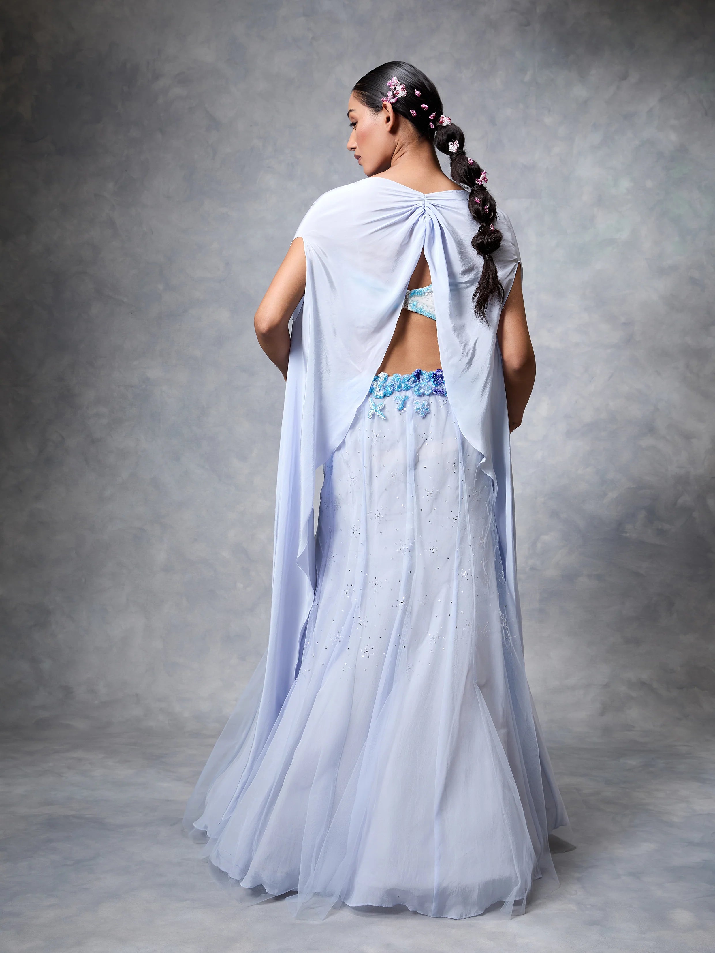 The Ocean Lehenga Set