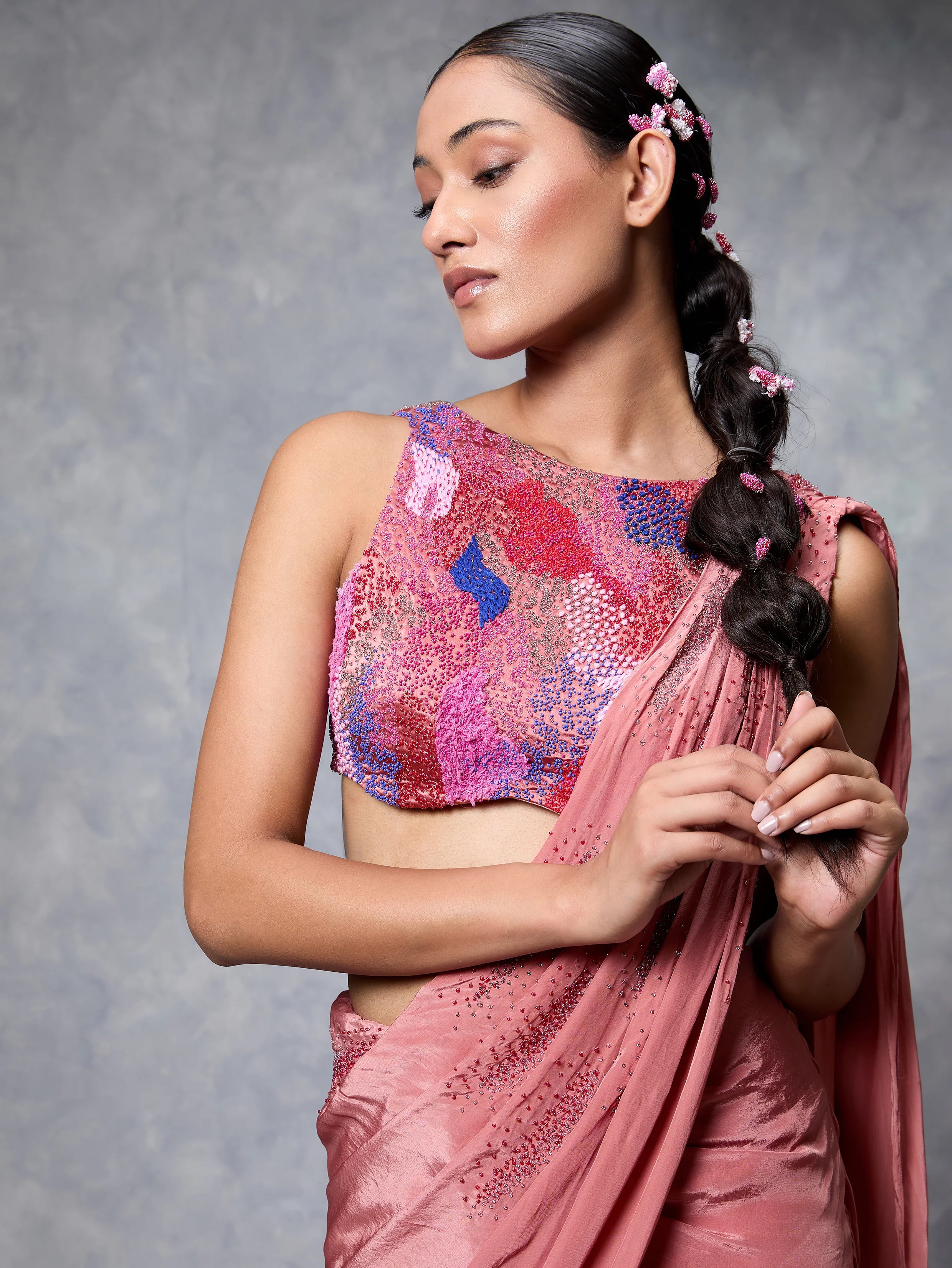 The Sprinkle Saree Set