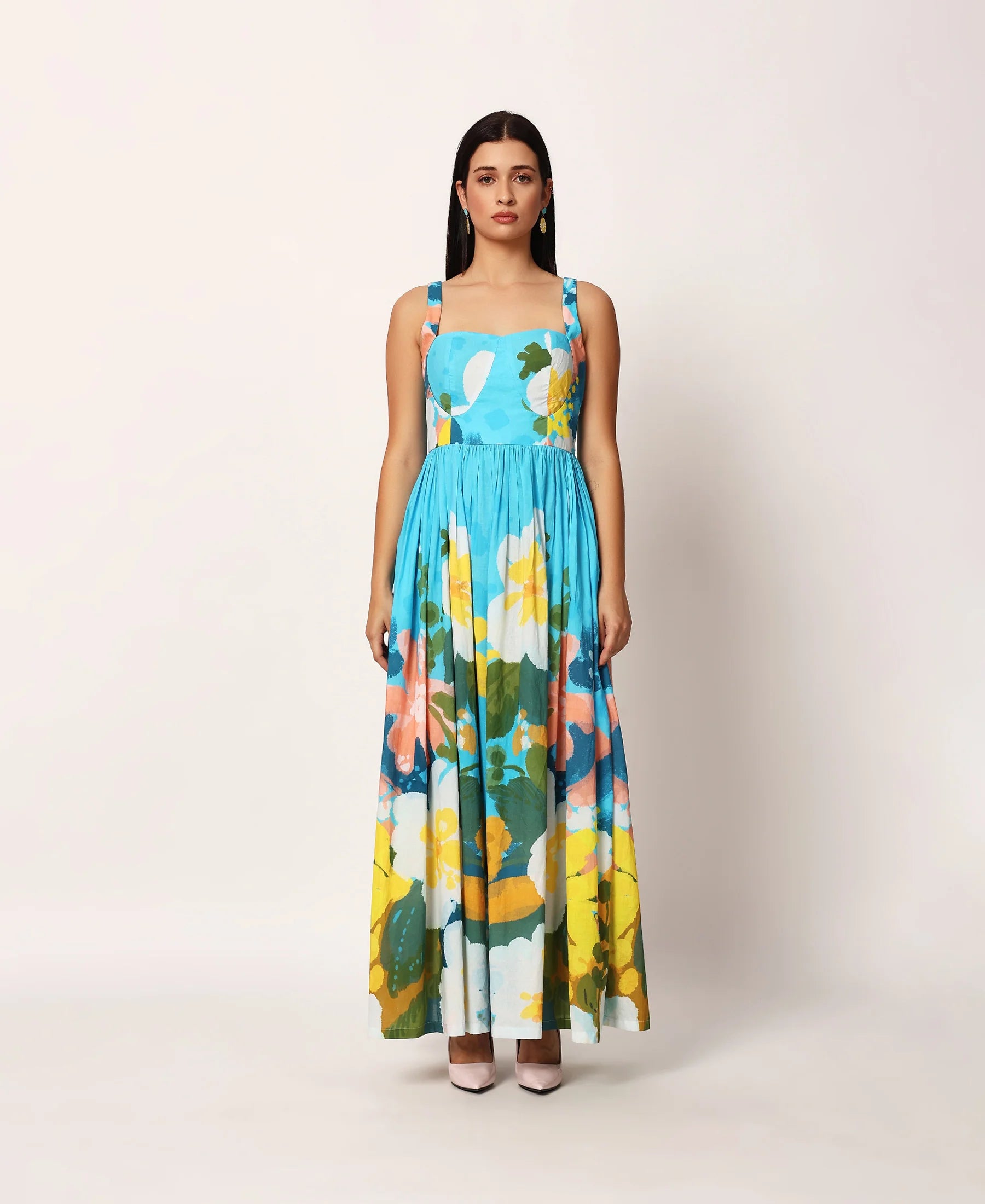 Kosumosu blue dress