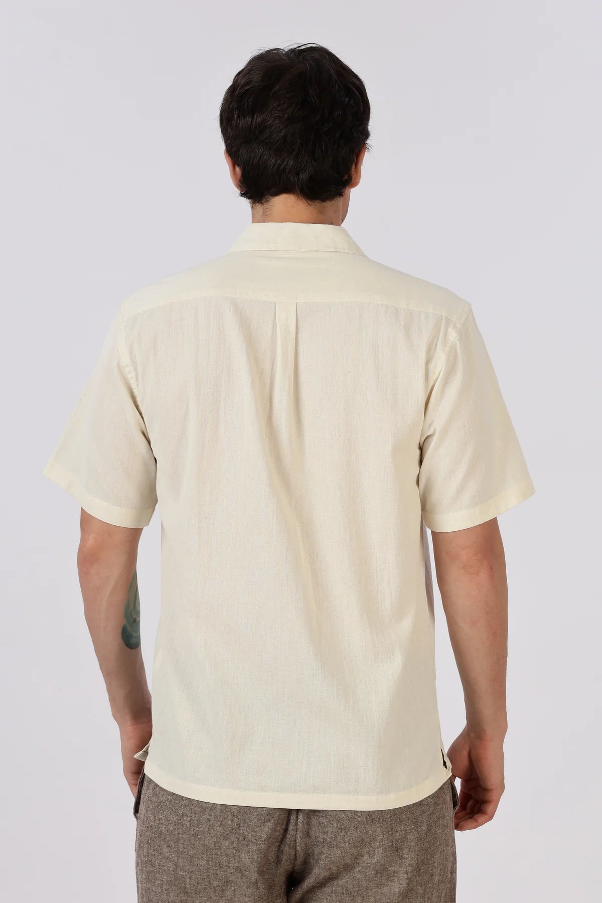 Atlas Mosaic Printed Cuban Collar Shirt