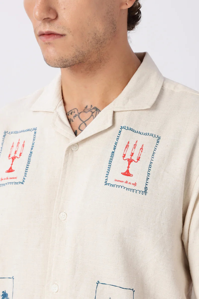 Postcards From Elsewhere Printed Shirt