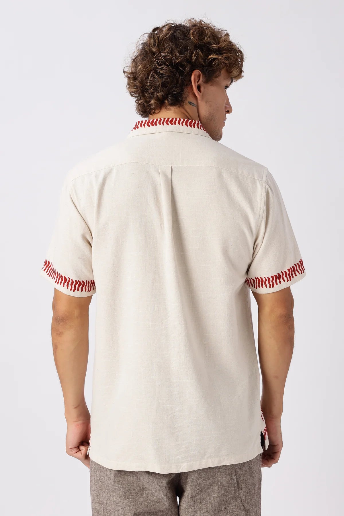 Red Dune Printed Shirt