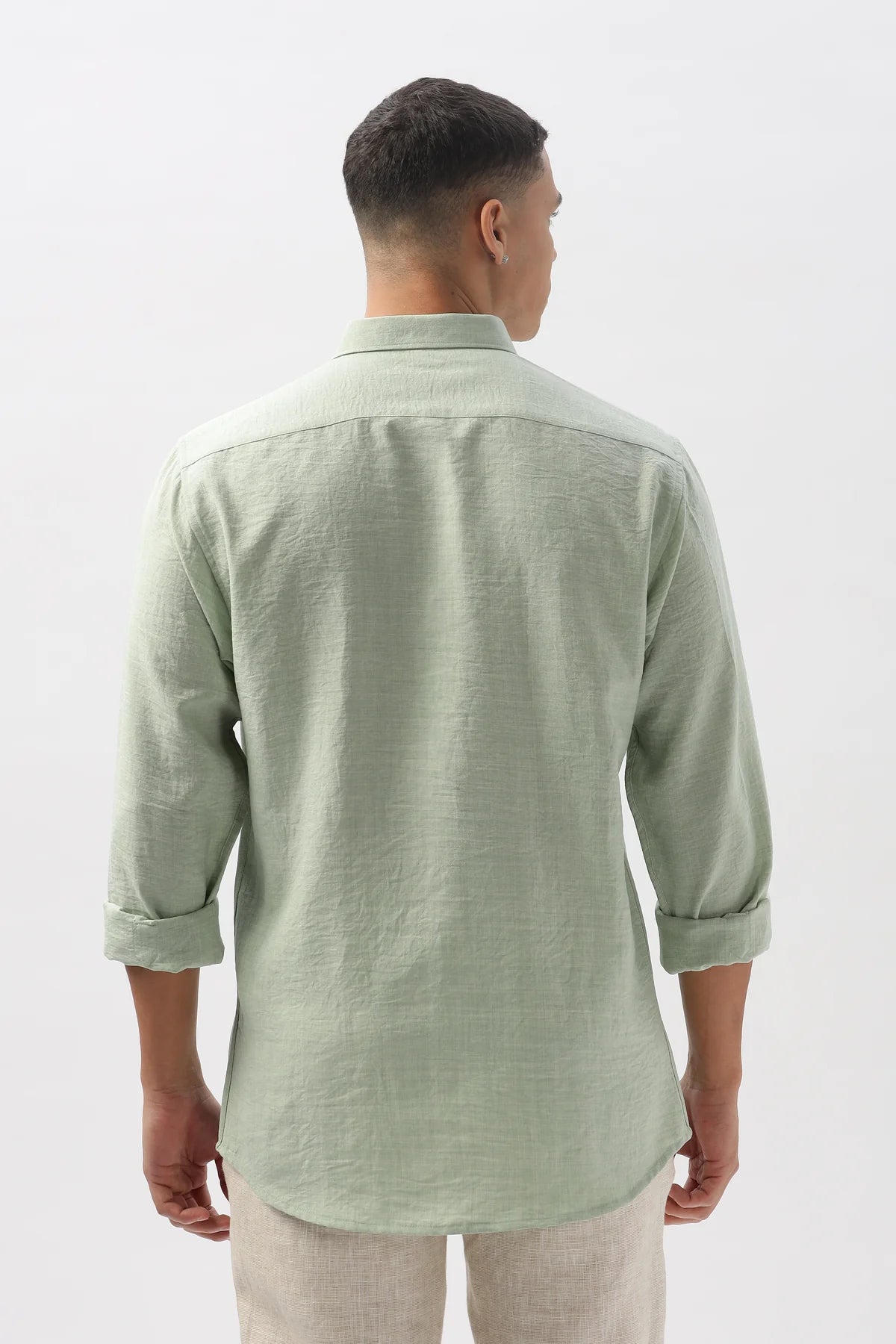 Humming(Way) Birds Vienna Green Embroidery Shirt