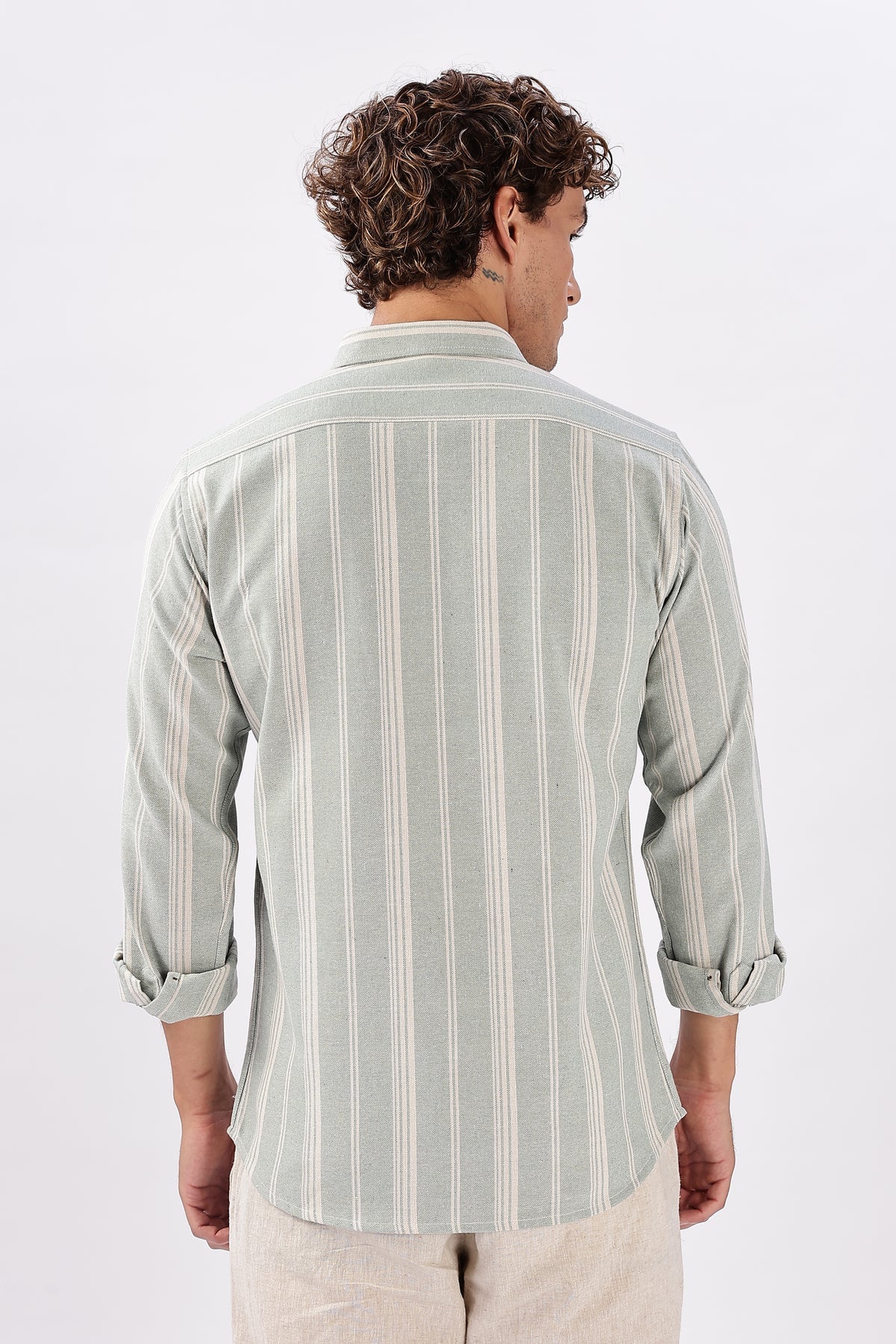 Coconut Conversations 100% Cotton Embroidered Shirt