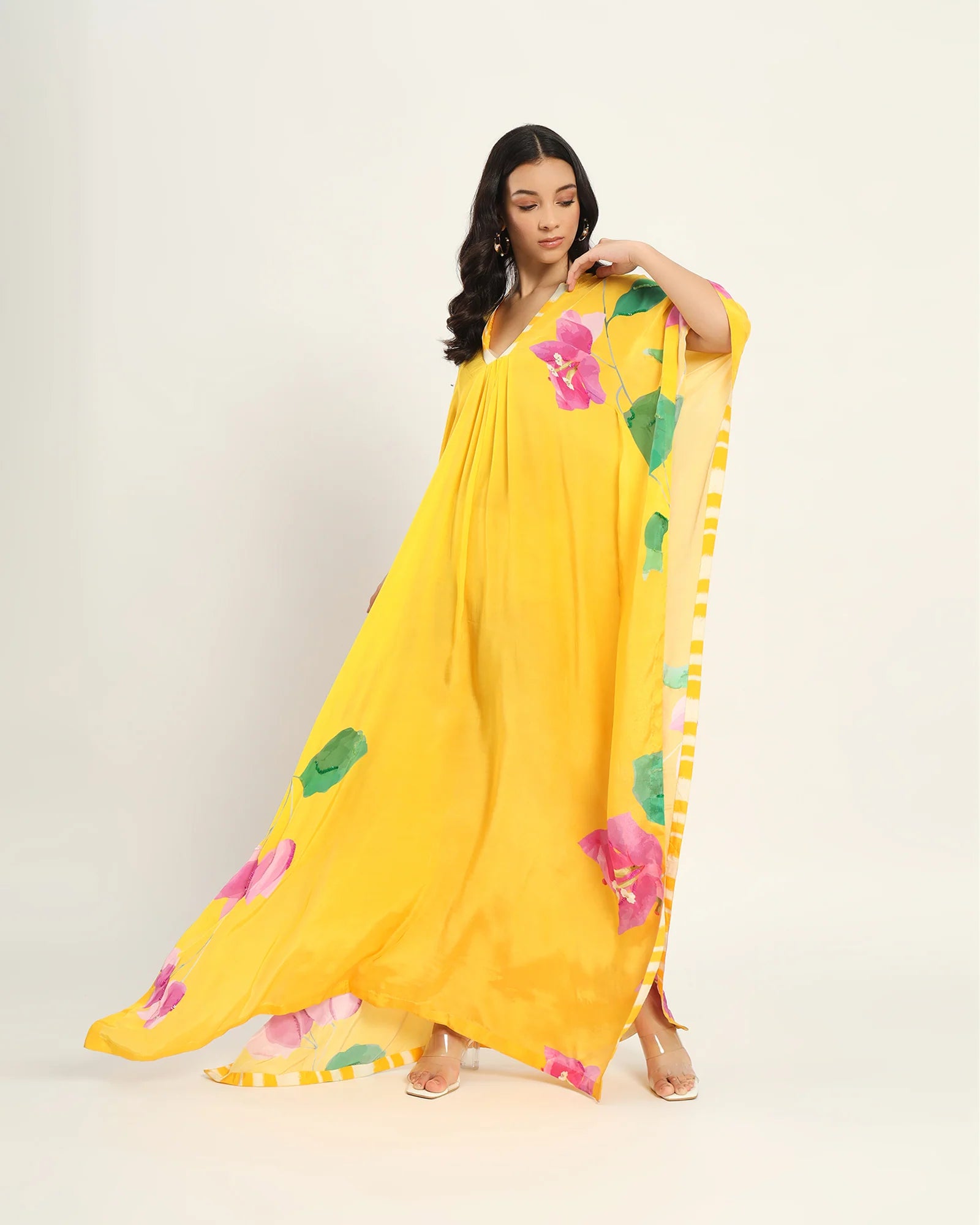 Bougainvillea Kaftaan dress