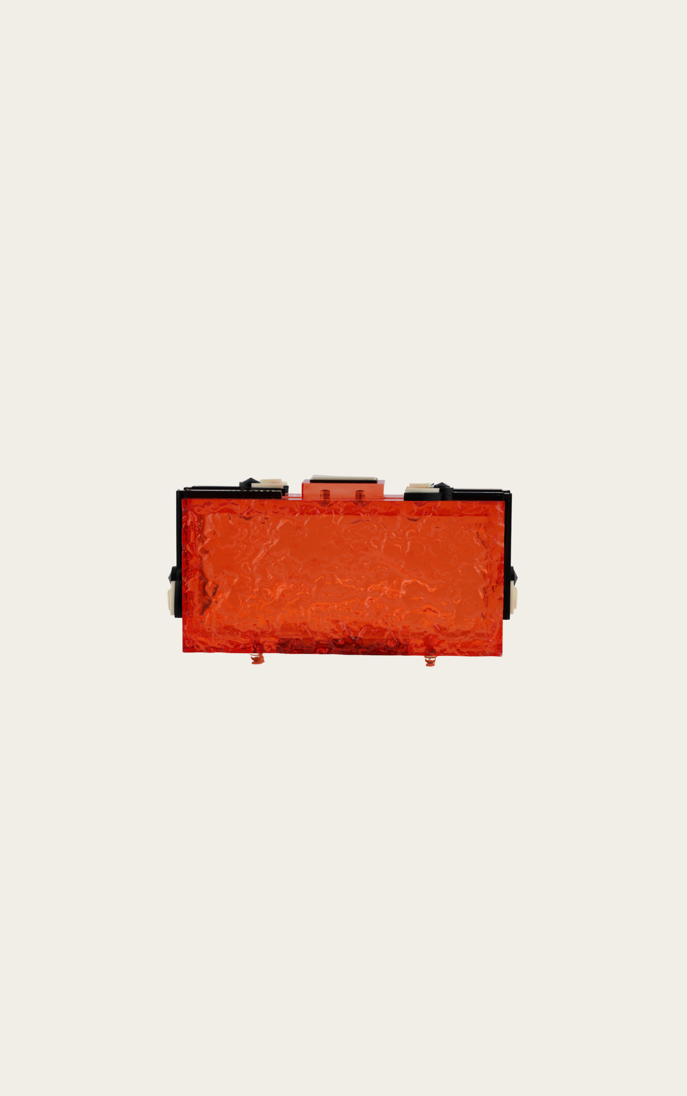 The Amazon Lily Clutch In Orange