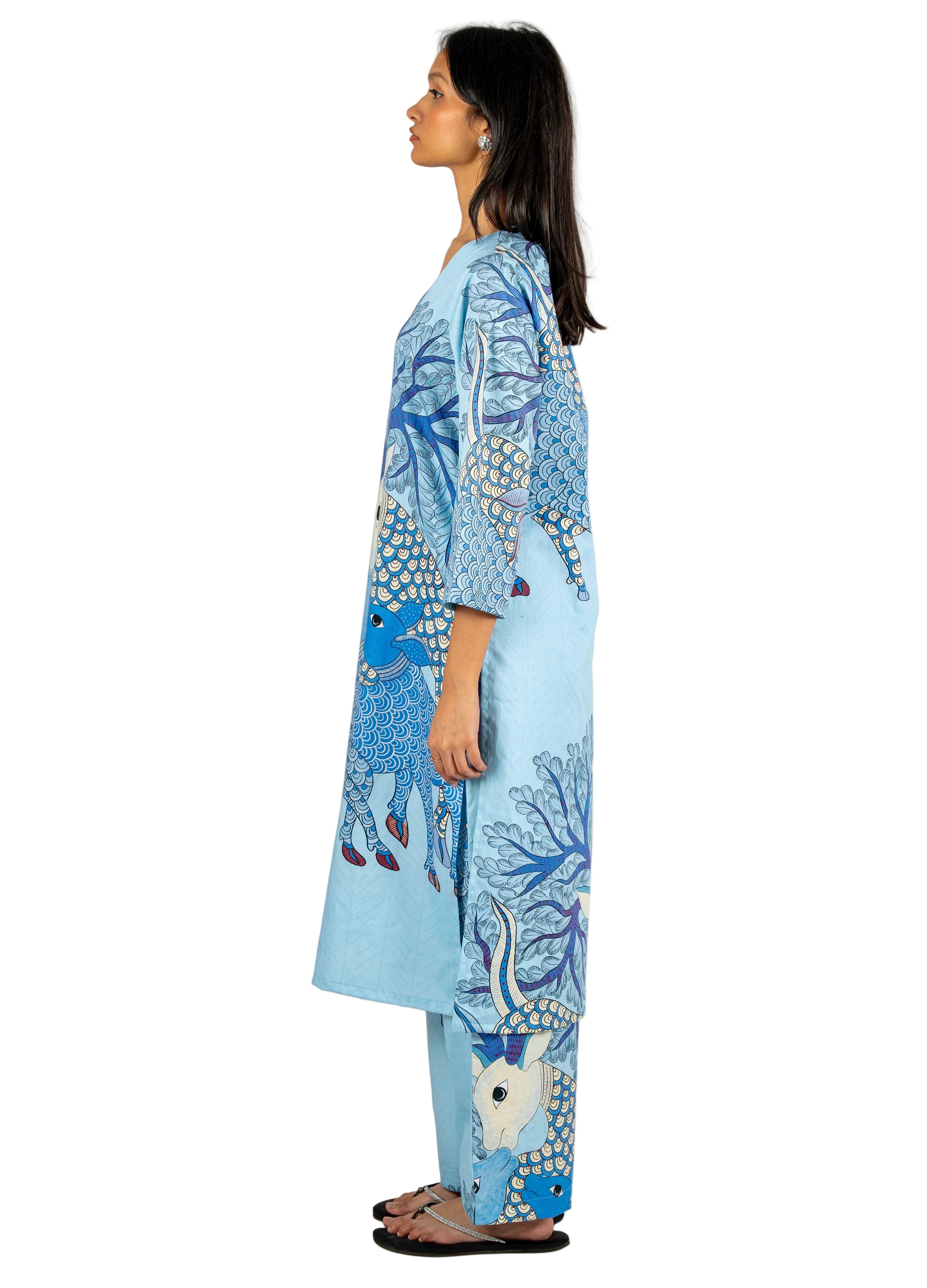 Gond Hiran Kurta Set