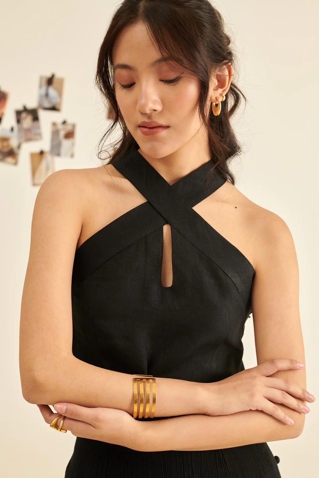 Black Skirt Set