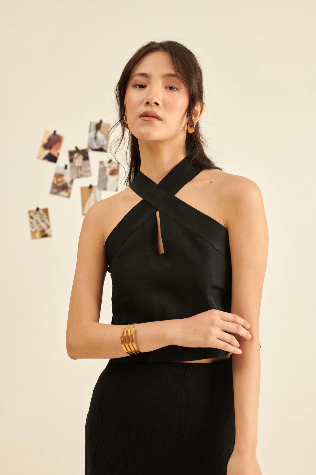 Black Skirt Set