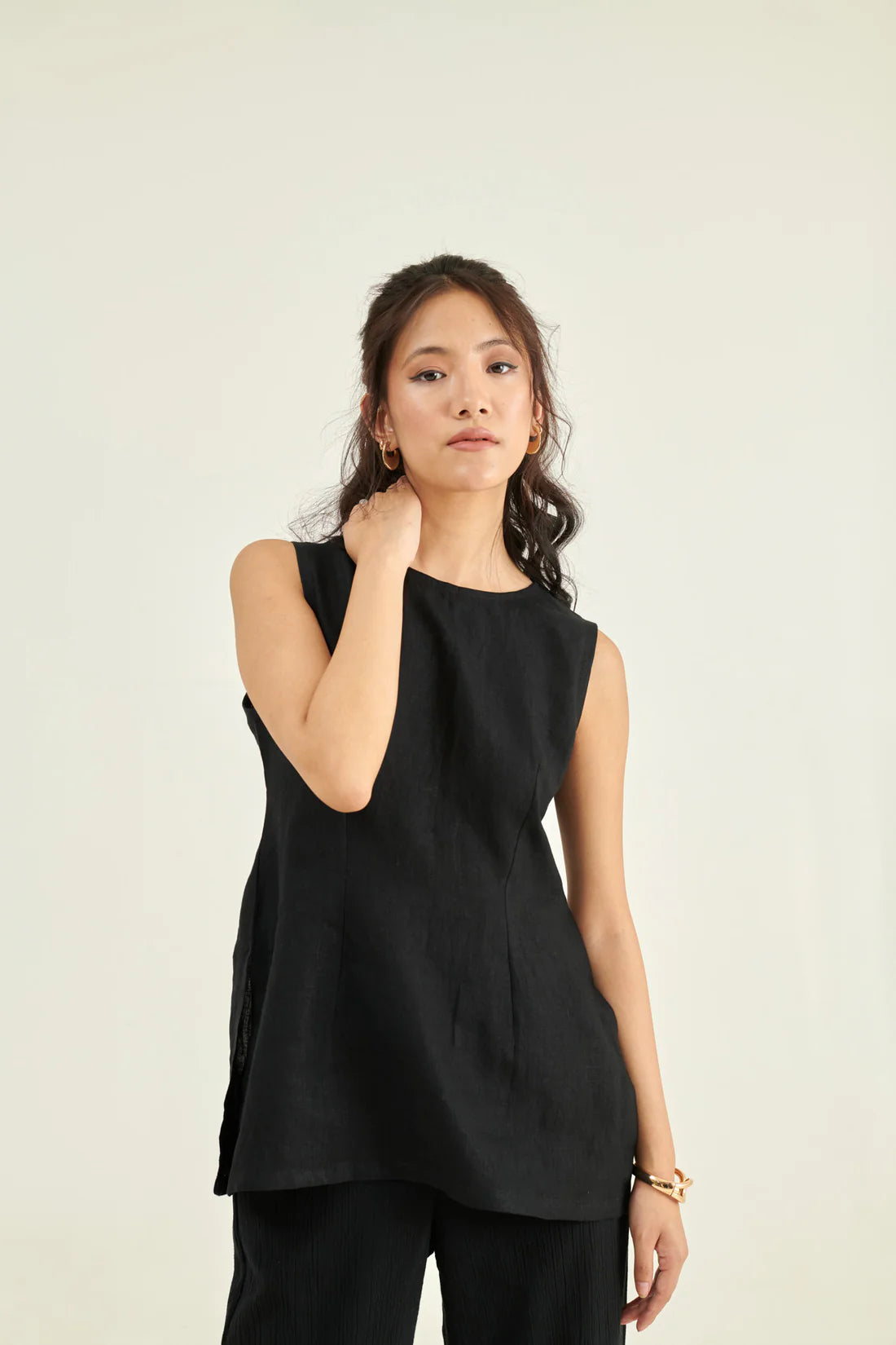 Black Long Top