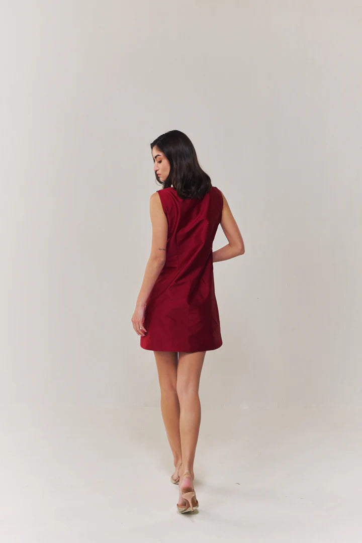 Valentina embroidered A line dress