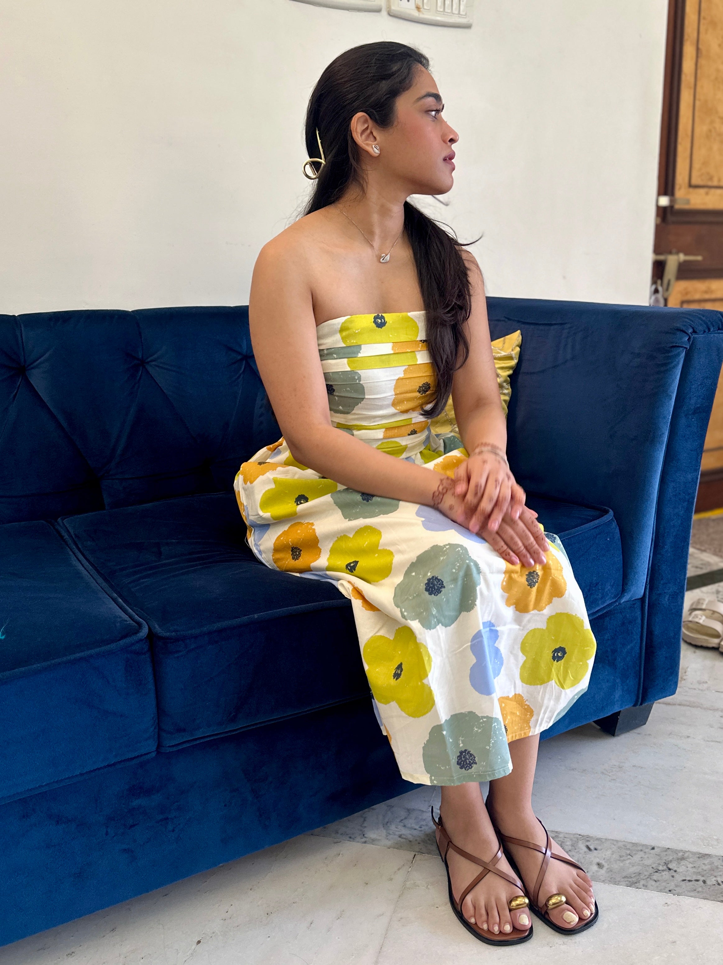 Petal Pop Midi Dress