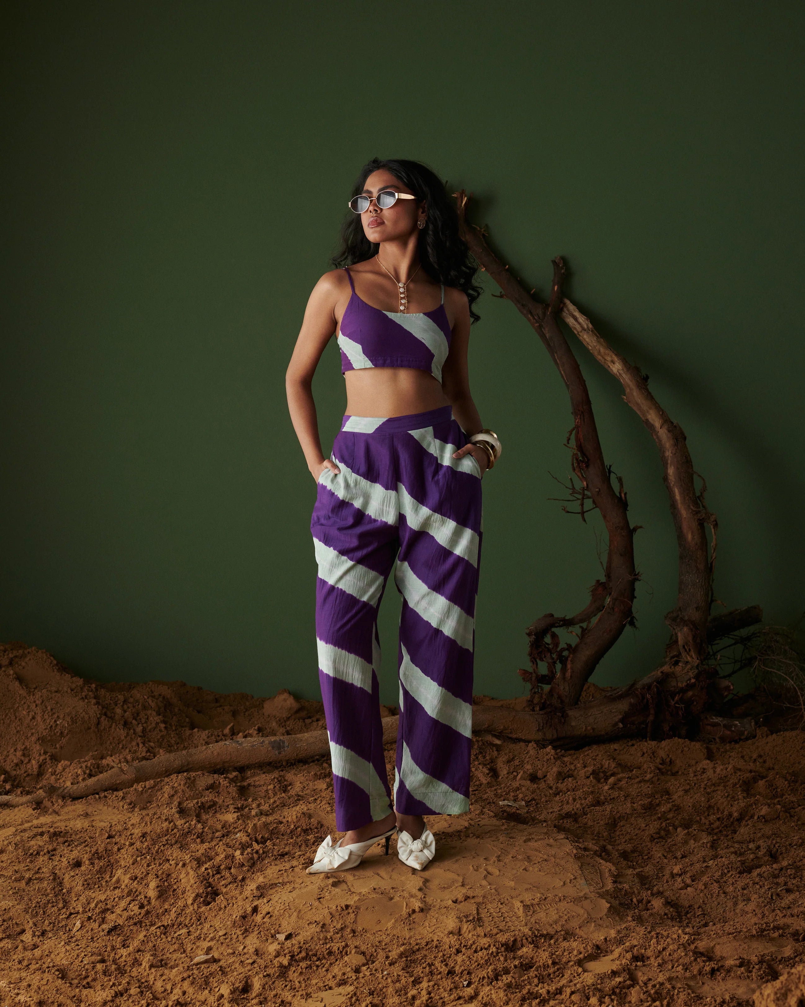 Jamun Swirl Pants