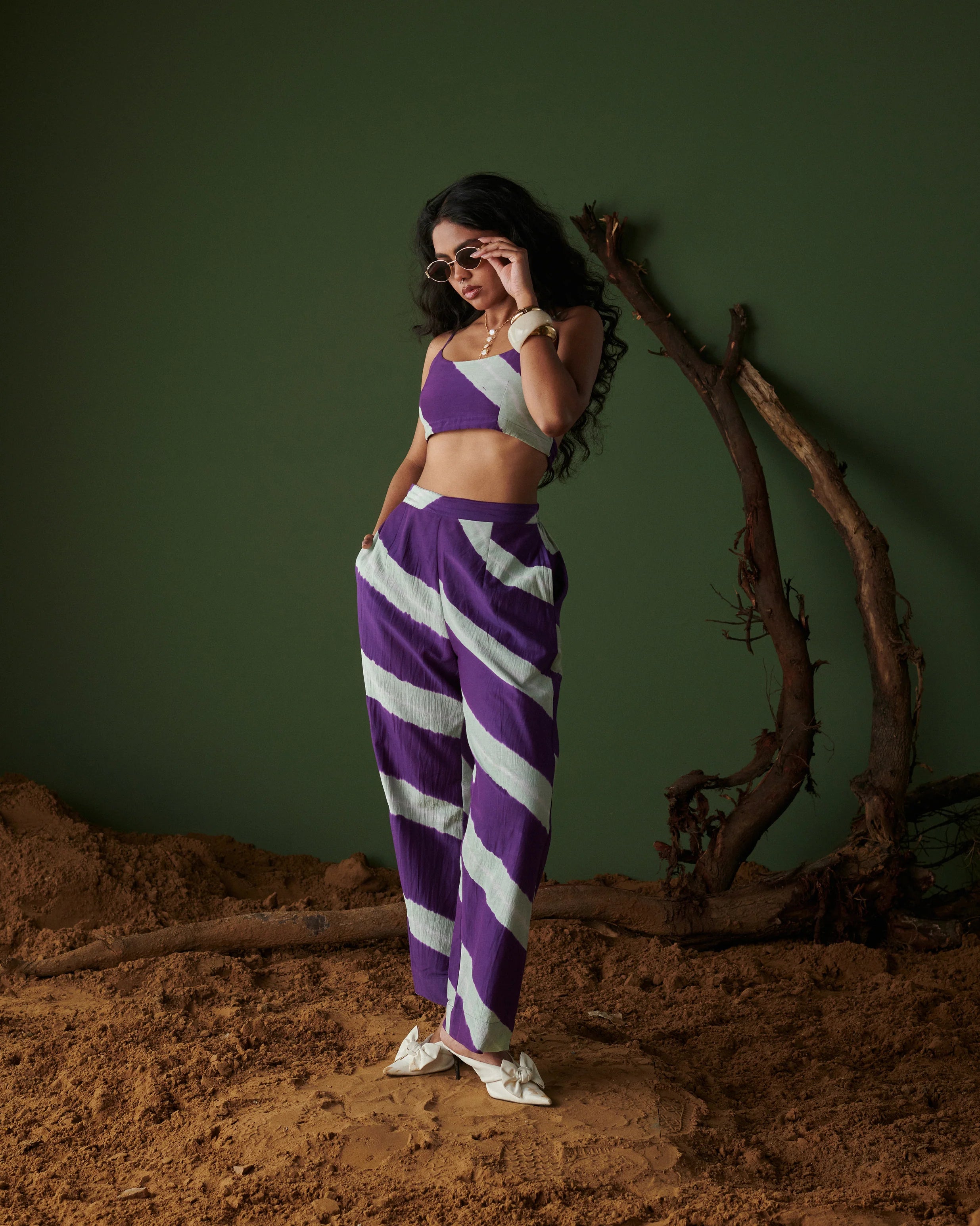 Jamun Swirl Pants
