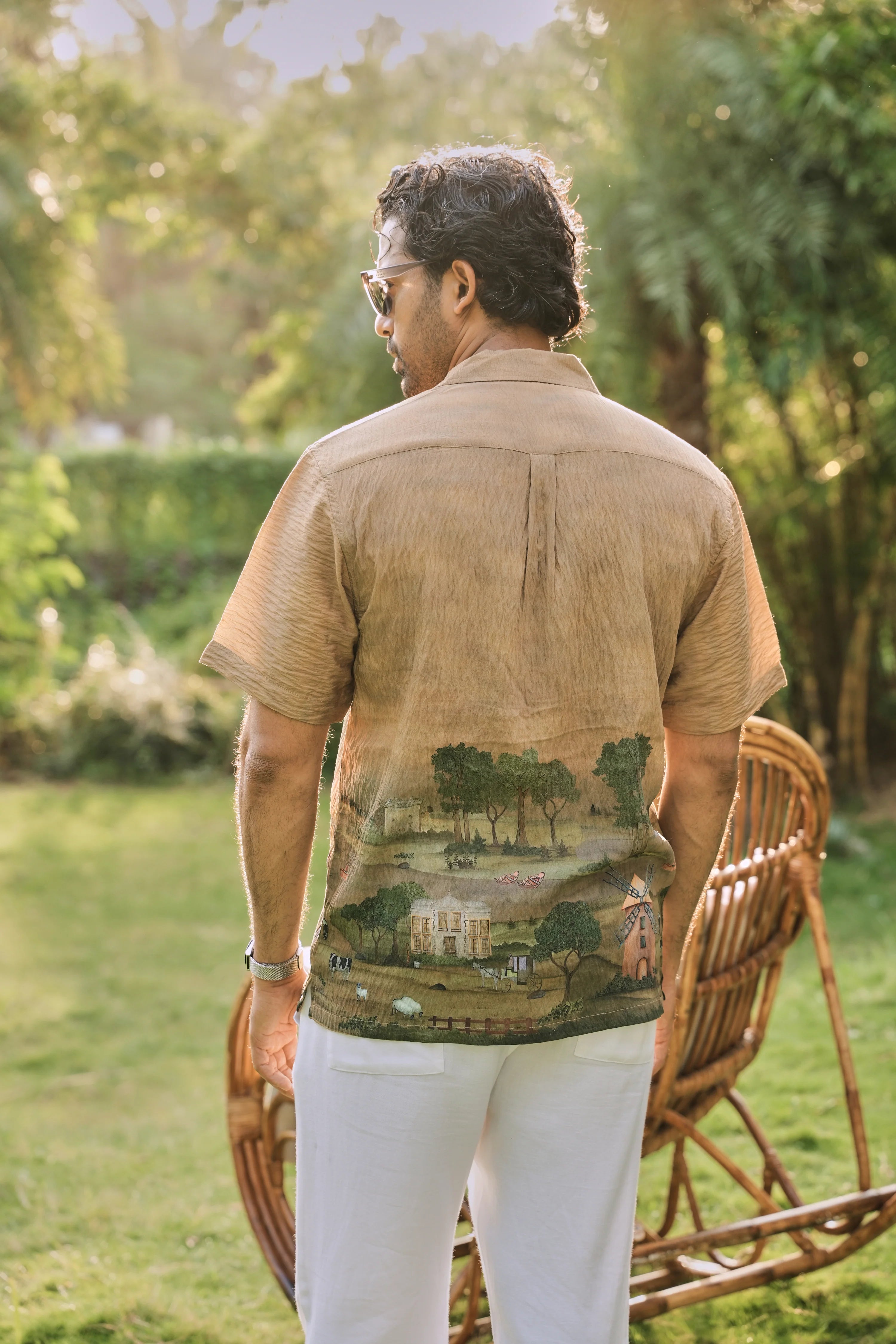 Countryside Escape Cuban Collar Shirt