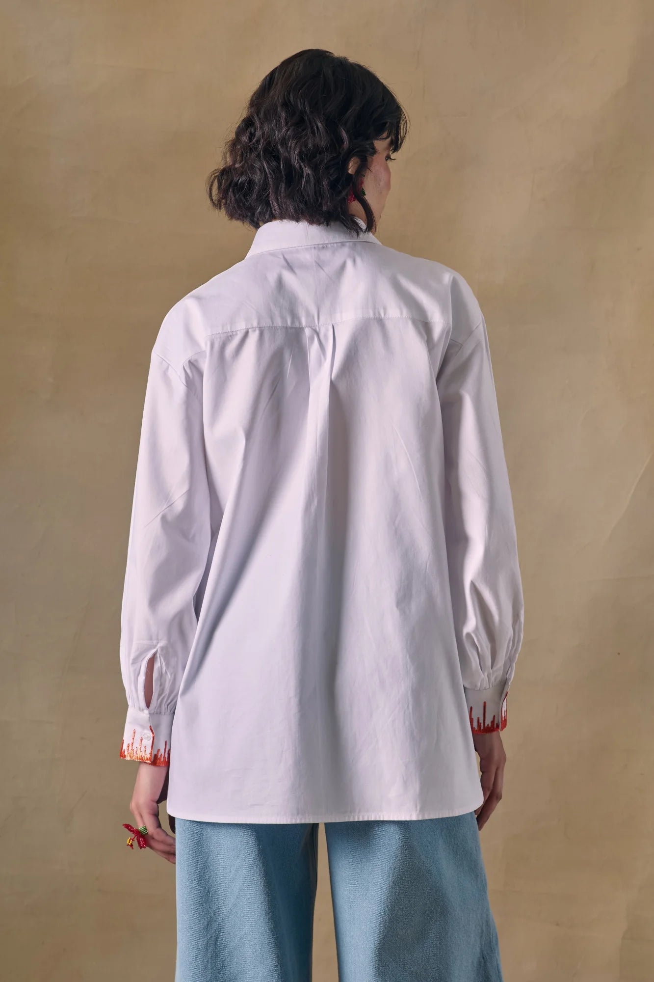 Citrus Blanc Embroidered Shirt