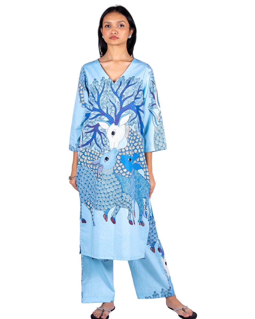 Gond Hiran Kurta Set