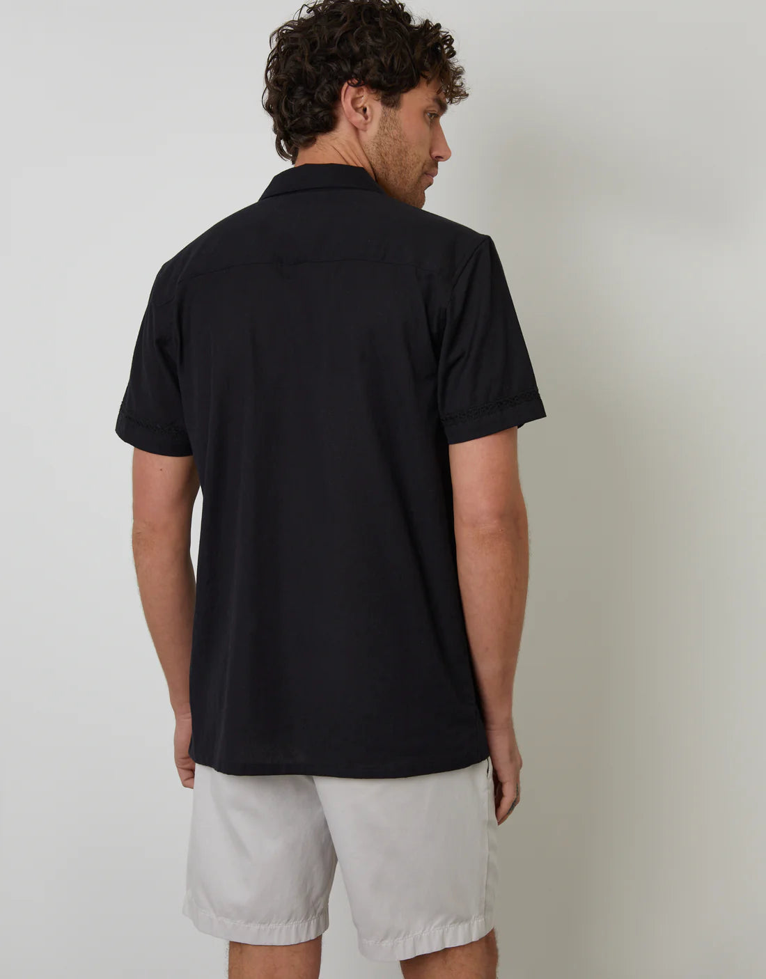 Trim Linen Shirt