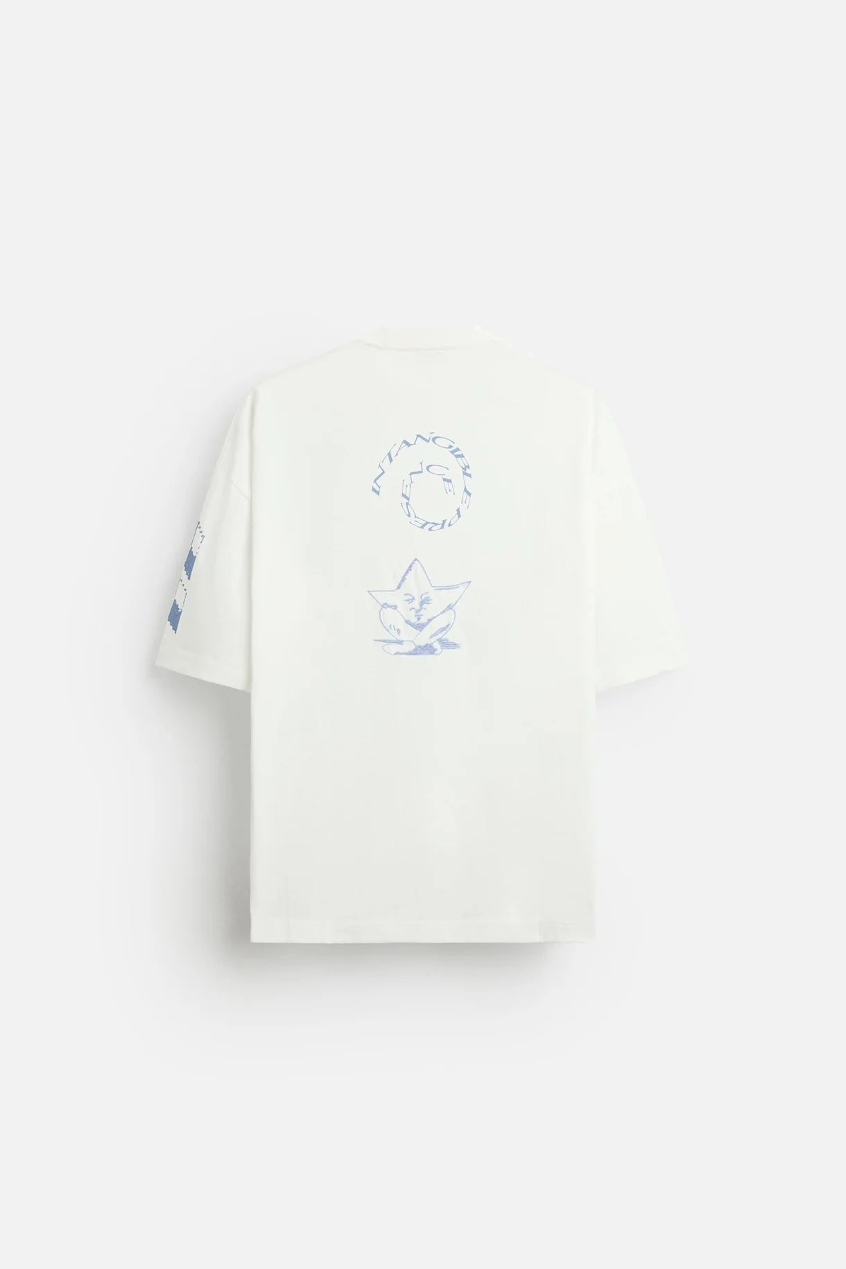 Tonal embriodery T-shirt