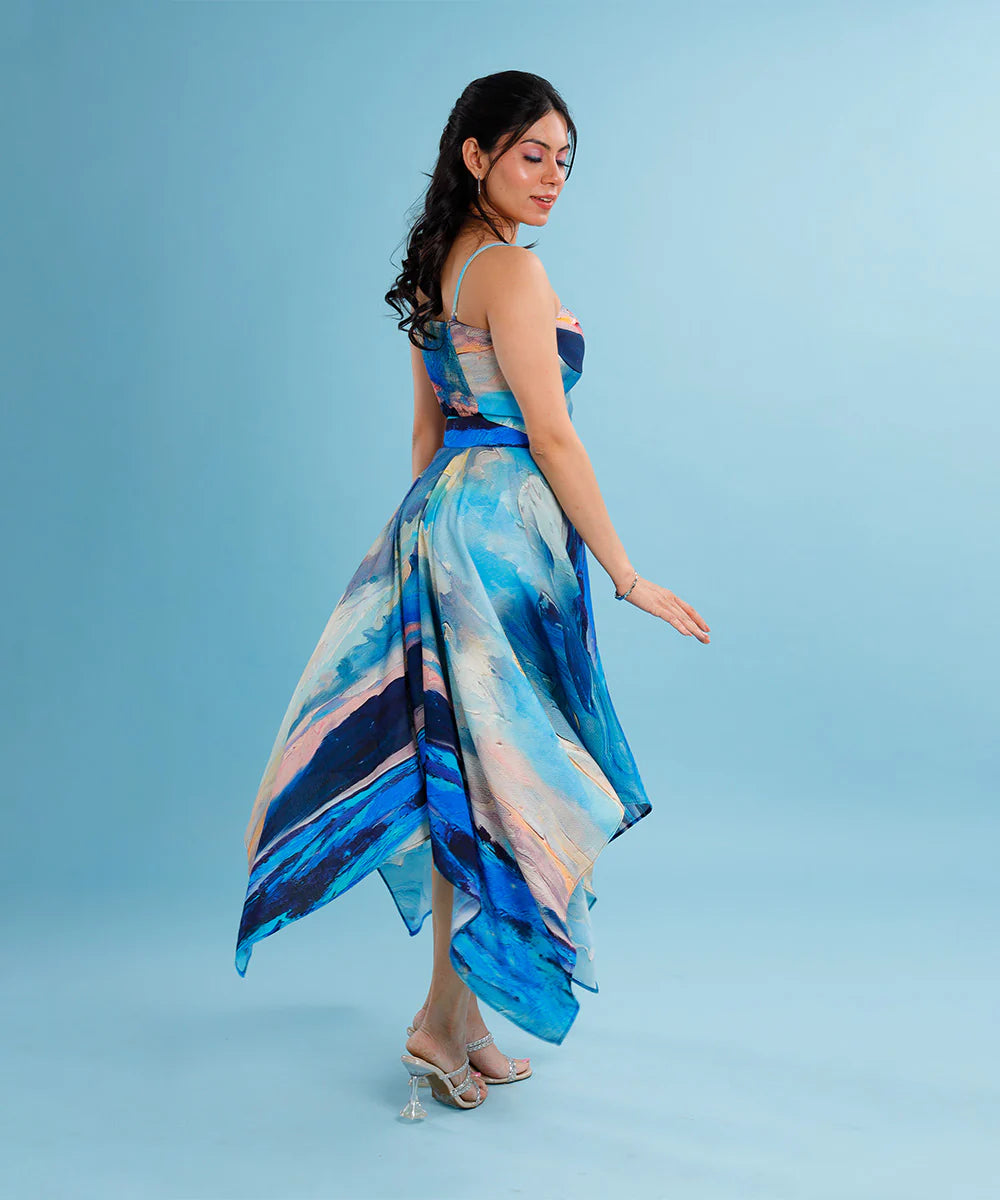 Celesté Bustier and Handkerchief Skirt