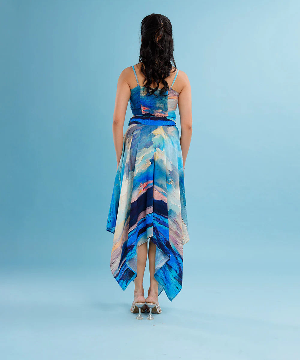 Celesté Bustier and Handkerchief Skirt