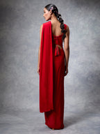 The Ruched Saree Dress