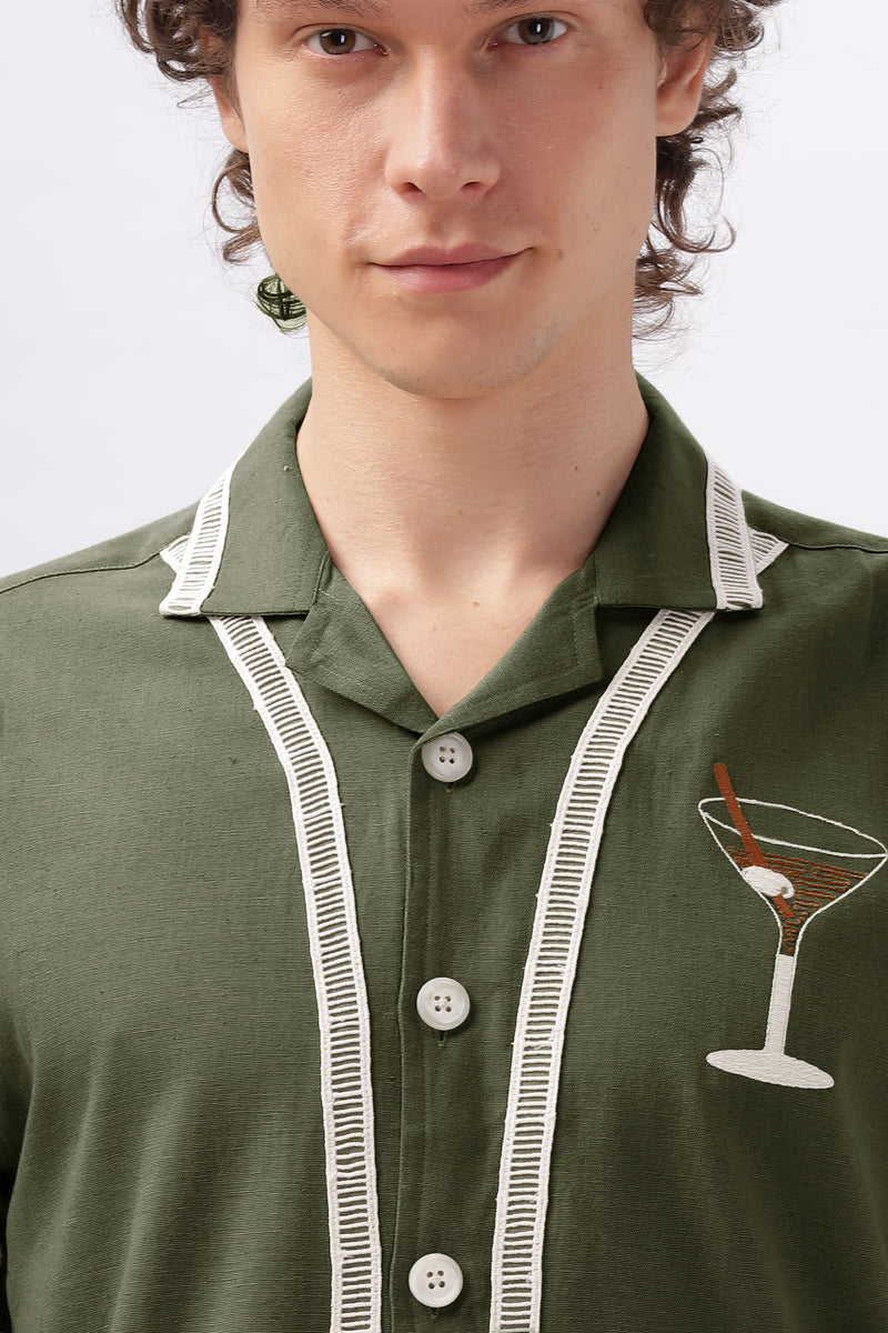 Amalfi Sundowner Embroidery Shirt