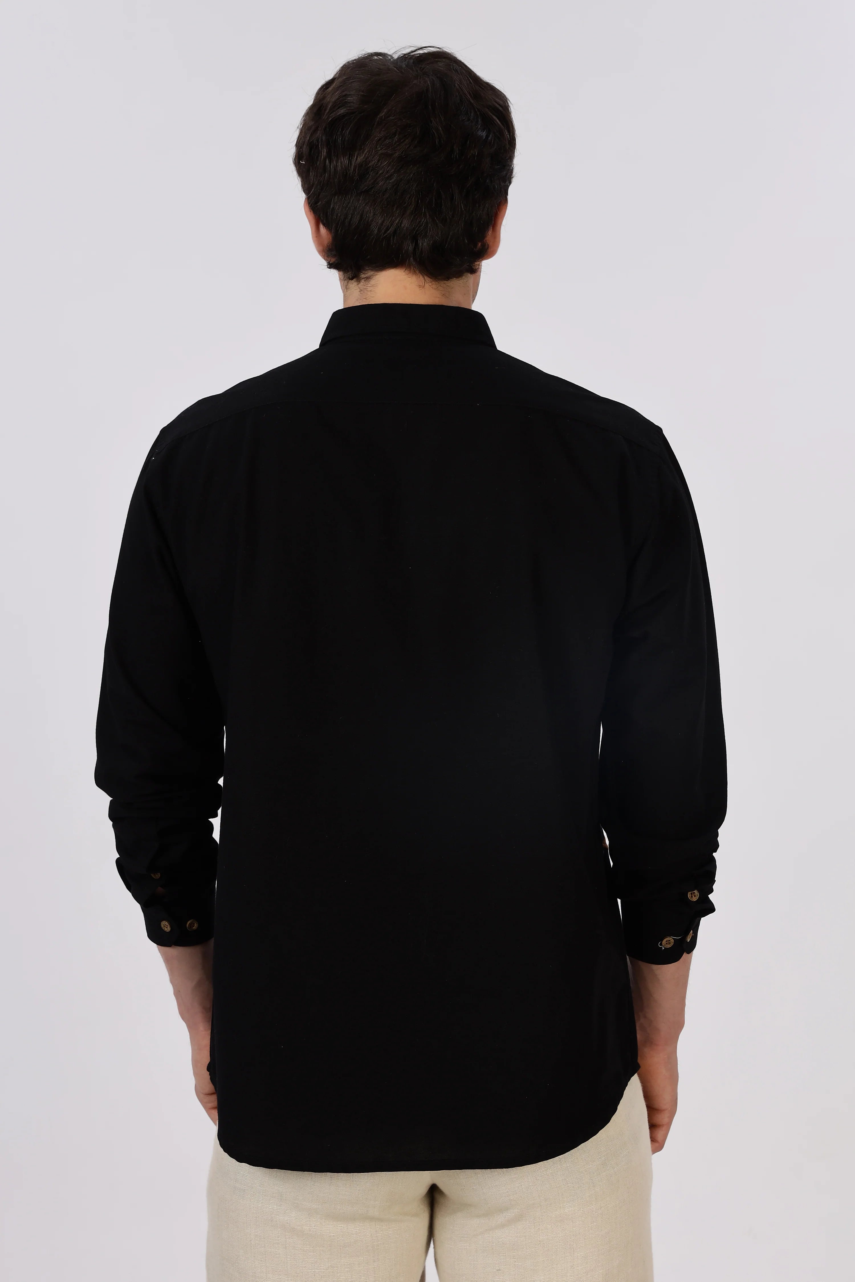 Shadow Grove Owl Embroidered Shirt