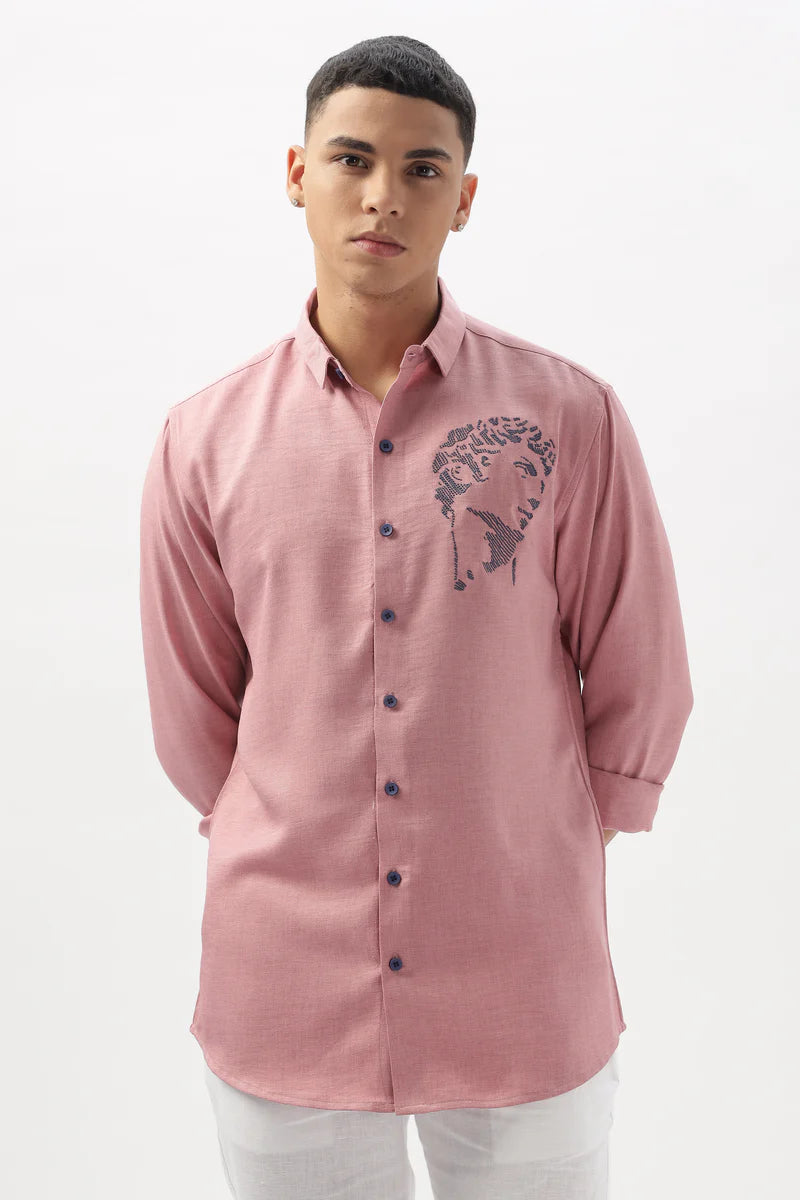 Apollo's Muse Embroidered Shirt