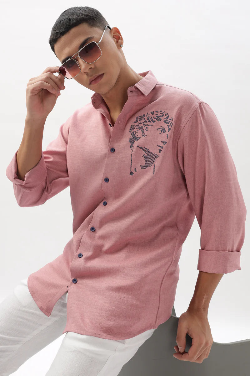 Apollo's Muse Embroidered Shirt