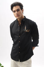 Lighthouse 100% Cotton Embroidery Shirt