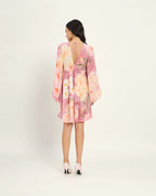 Pastel Pink floral floral dress