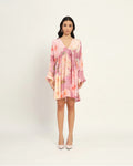 Pastel Pink floral floral dress
