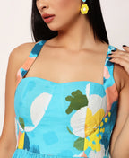 Kosumosu blue dress