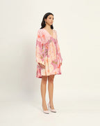 Pastel Pink floral floral dress