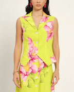 Tsubaki waistcoat and skirt set