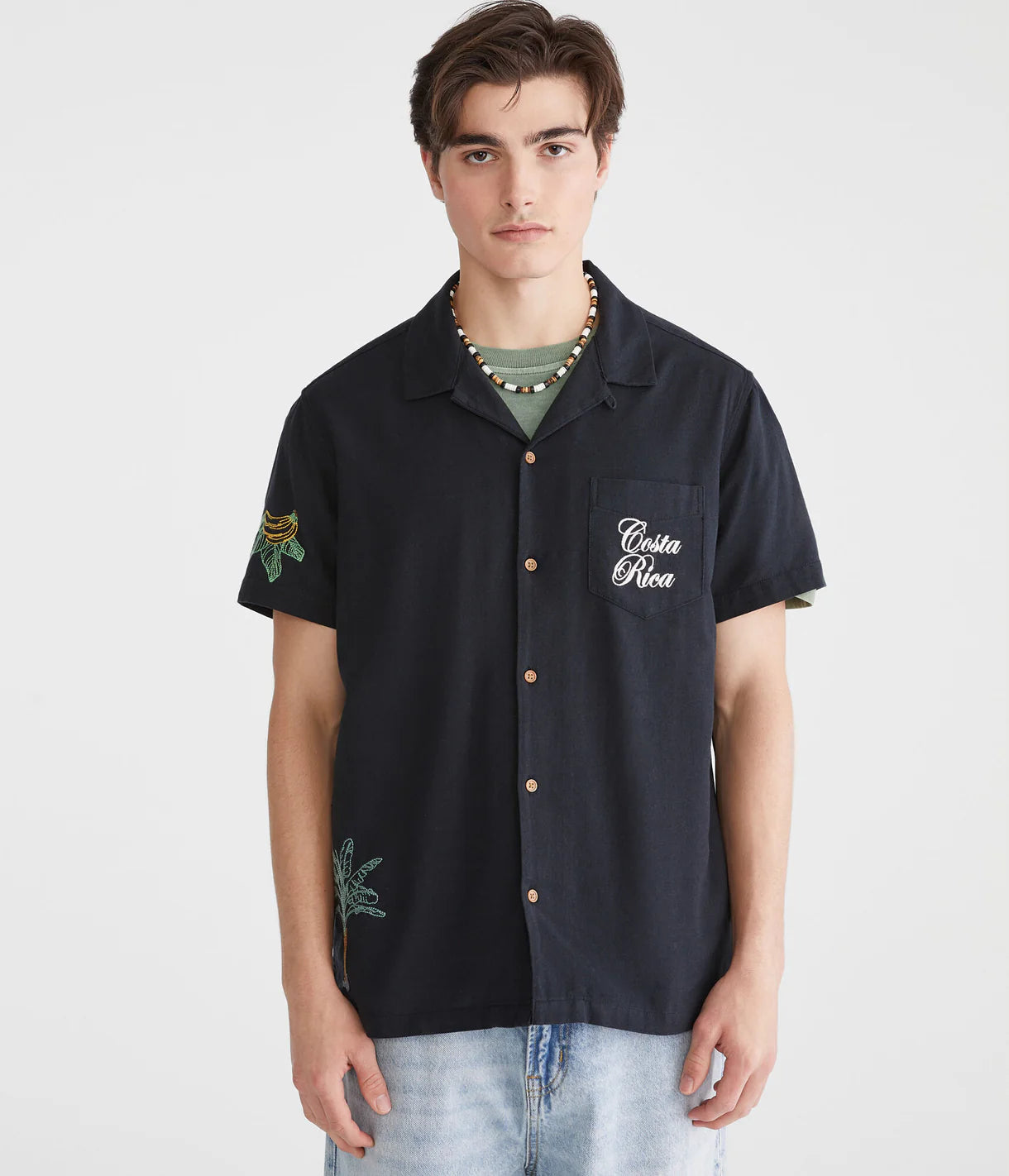 Palm Linen Shirt