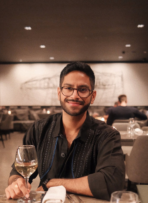 Cairo Kantha Linen Shirt (Chef Shivesh Bhatia's Special)