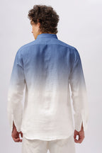 Ombrè 100% Natural Bahamas Blue Shirt