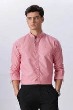Coral Rose Pre-washed Oxford Shirt