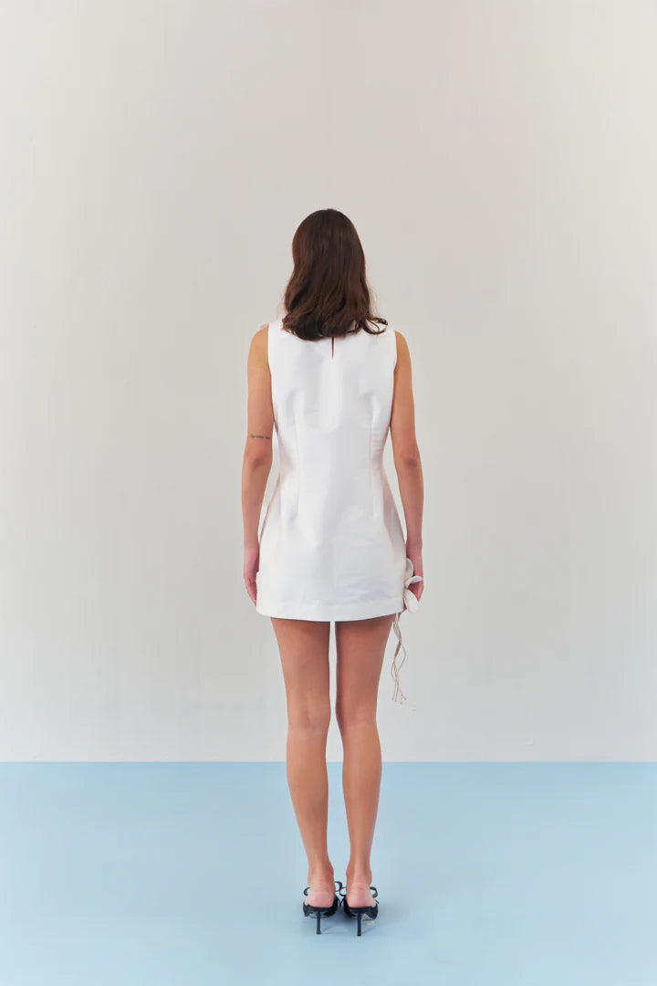 Moonlit fleur mini dress