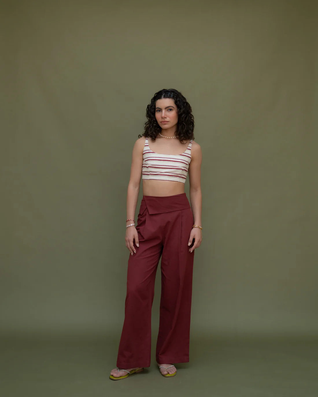 Cherry bralette & Russet set