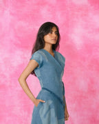Iris Wrap Top