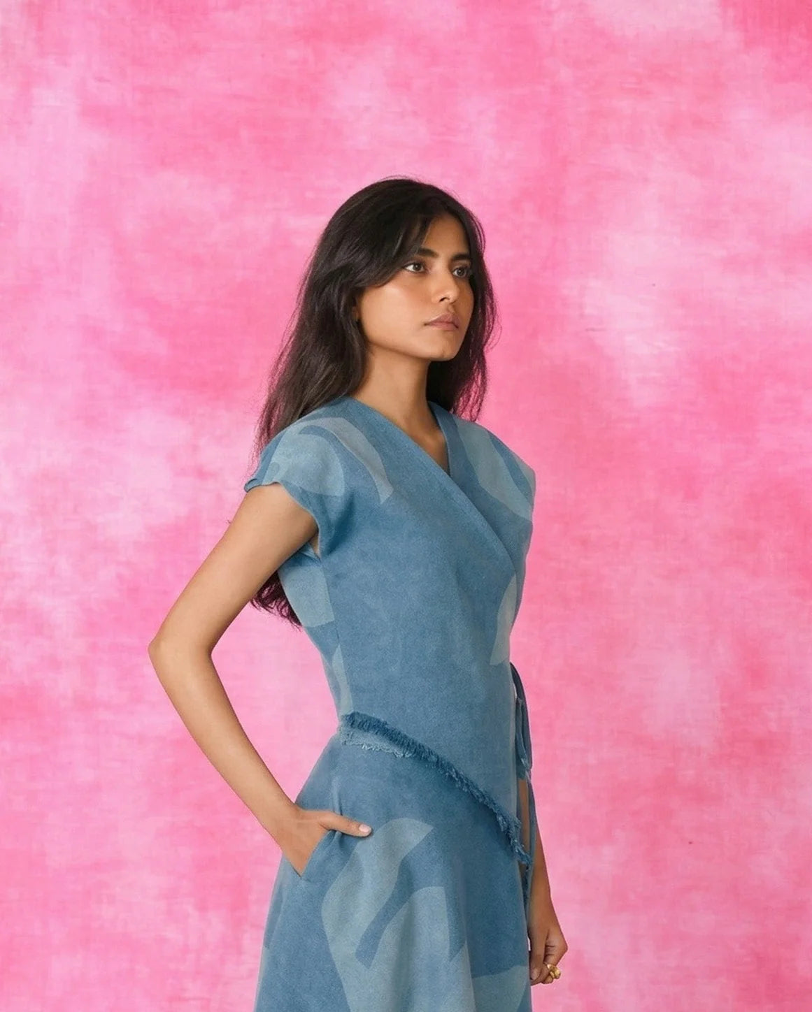 Iris Wrap Top
