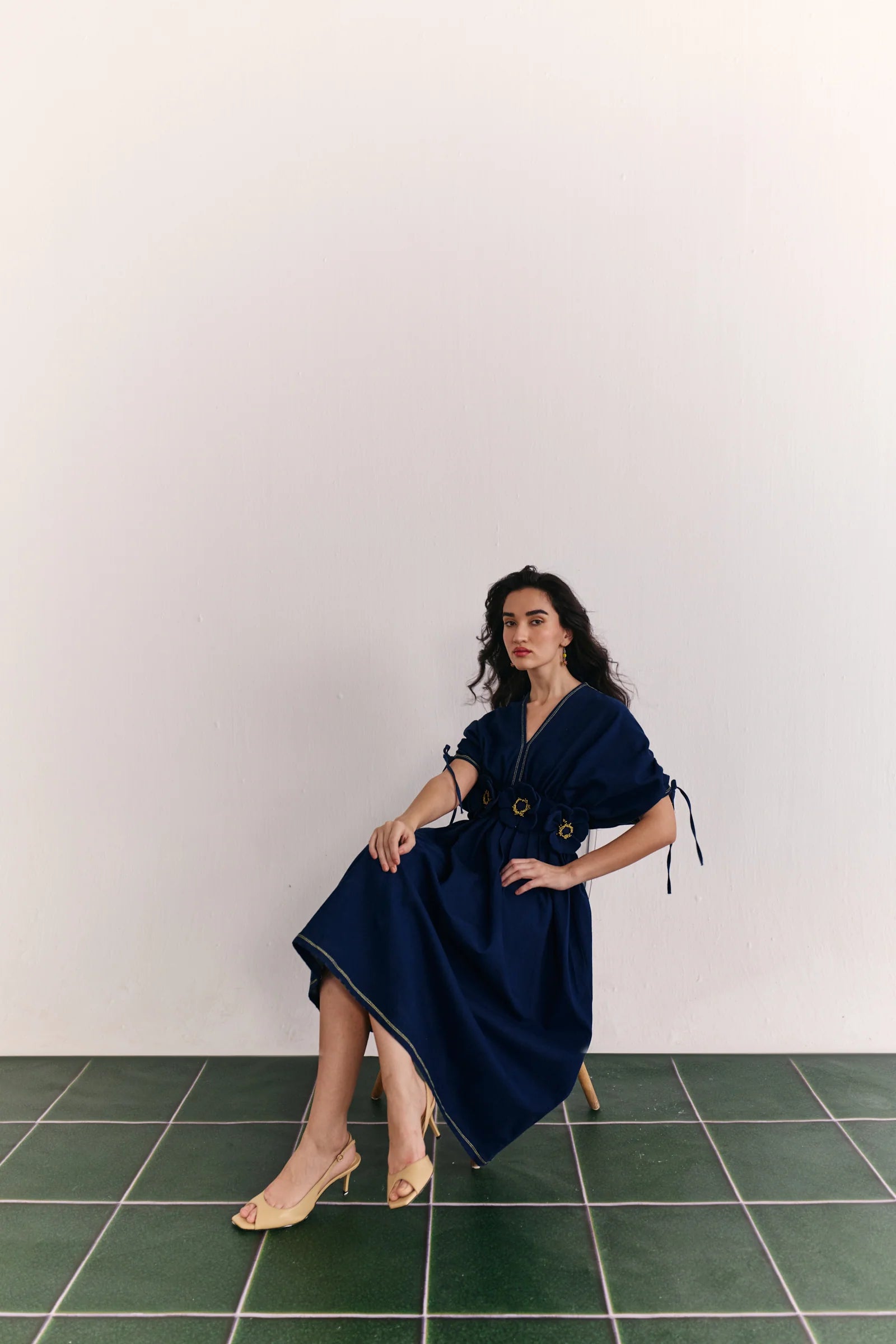 Denim Petite Bloom Dress