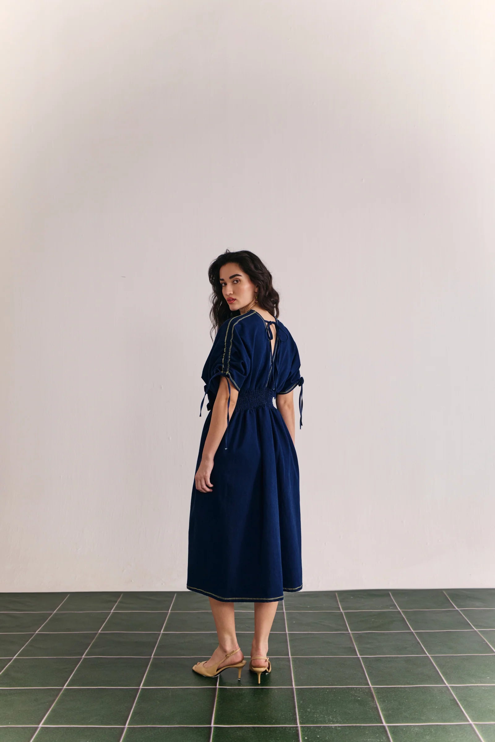 Denim Petite Bloom Dress