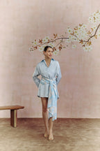 Coastal Stripe Shirt Dress