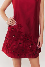 Valentina embroidered A line dress