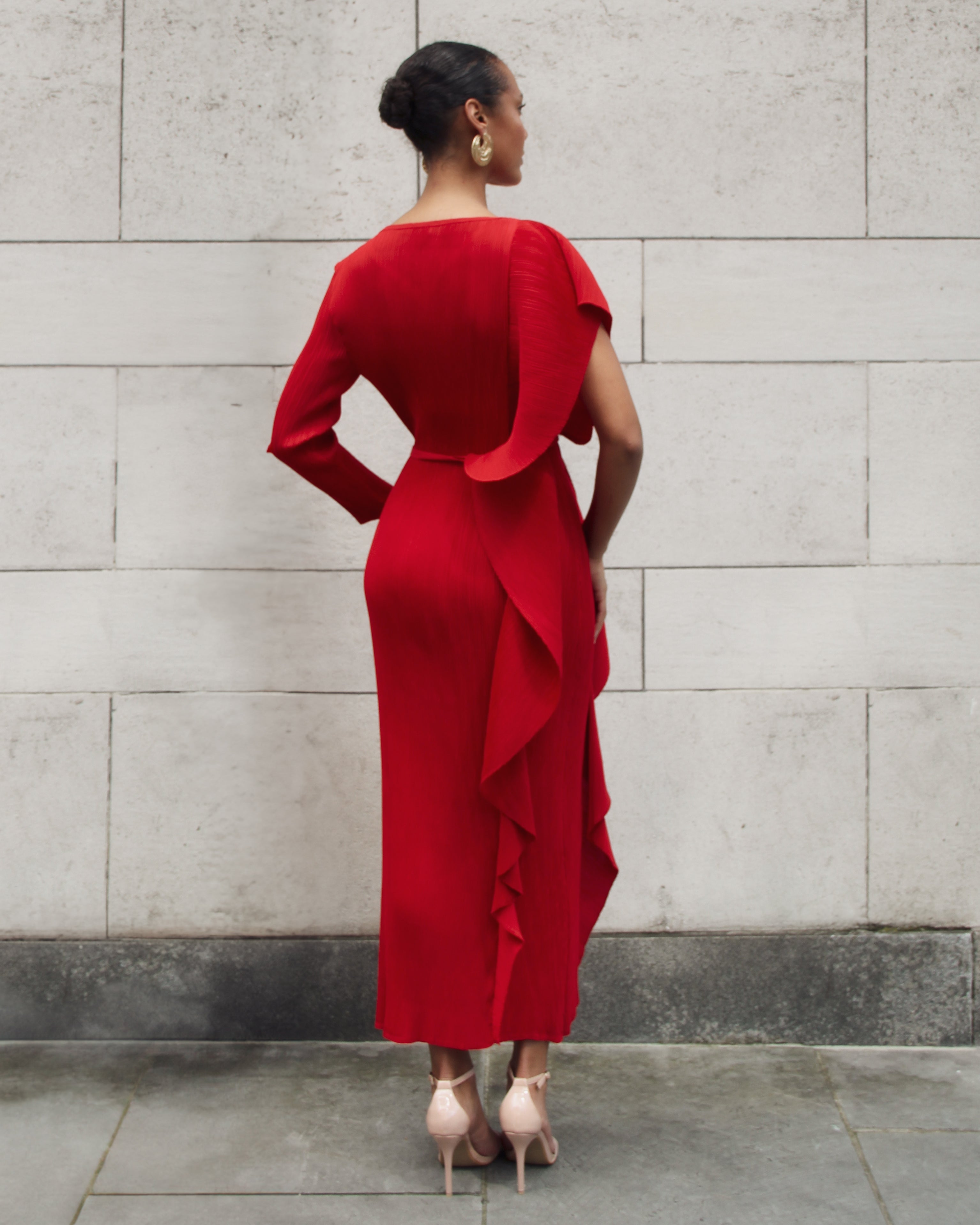 Red Wave Dress